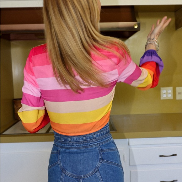 Stoned Immaculate Technicolor Dream Wrap Top - Picture 3 of 6